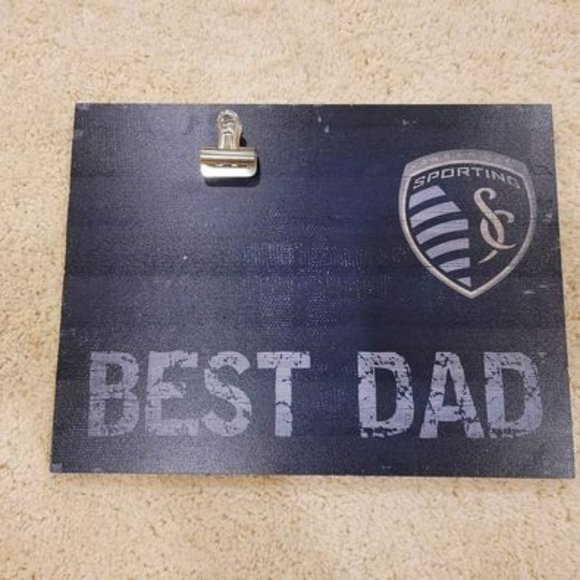 Sporting Kansas City MLS "Best Dad" Wooden Picture Frame - Picture 1 of 1